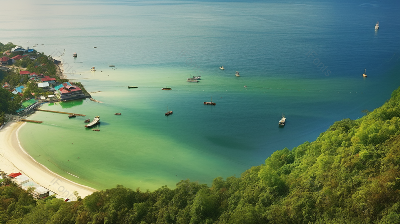 蓝色自然风景码头海滨海岸线摄影,高清,摄影图,摄影图片,图片大全,摄影图免费下载